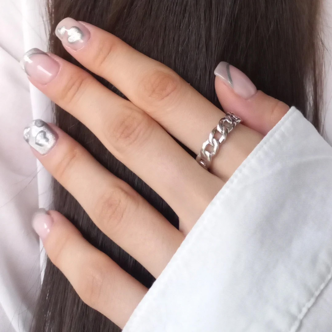 انگشتر زنانه نقره ای